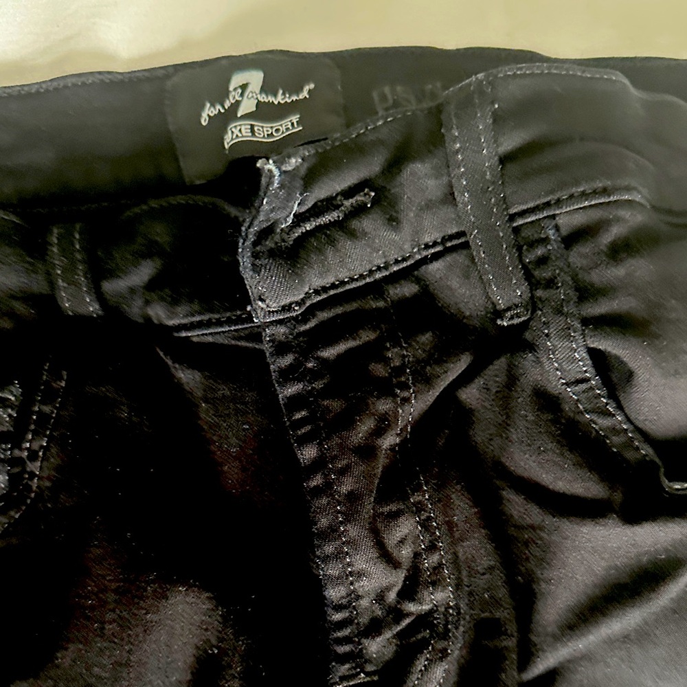 7 For All Mankind Jet Black Denim